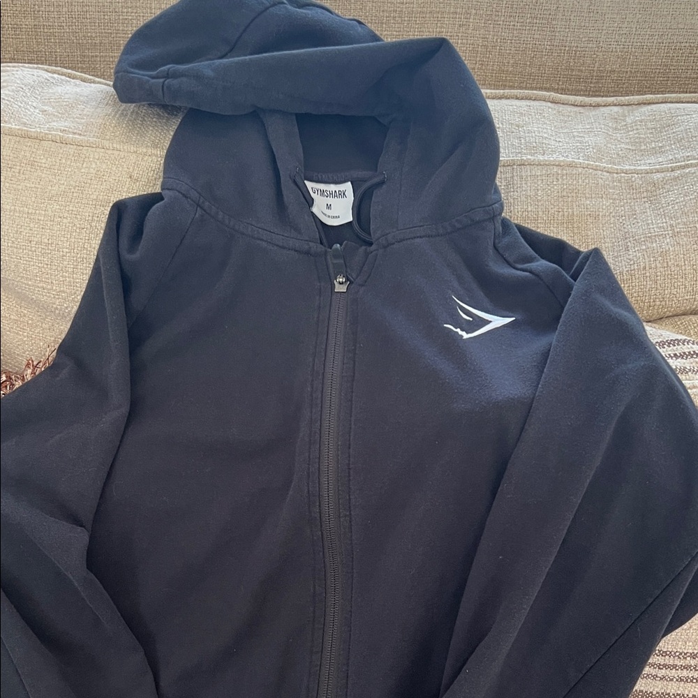 Gymshark Black Zip-Up Jacket